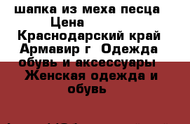 шапка из меха песца › Цена ­ 3 000 - Краснодарский край, Армавир г. Одежда, обувь и аксессуары » Женская одежда и обувь   